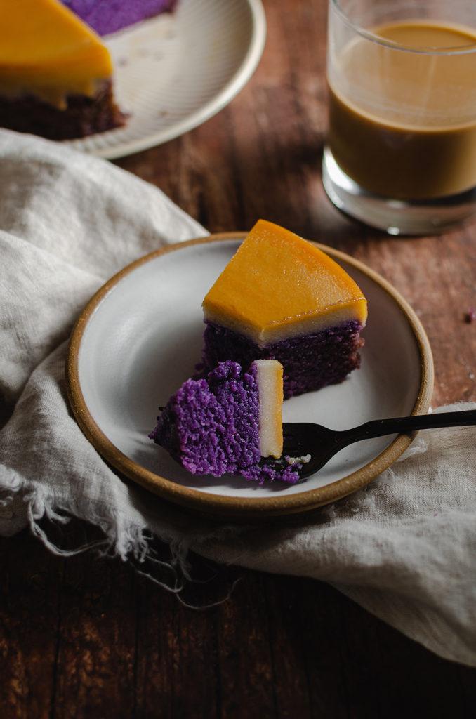Ube Flan.